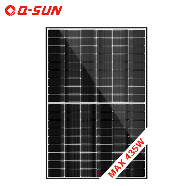 most efficient full black solar panel on metal roof