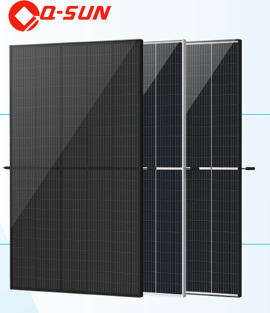 black on black screw solar panel for windows
